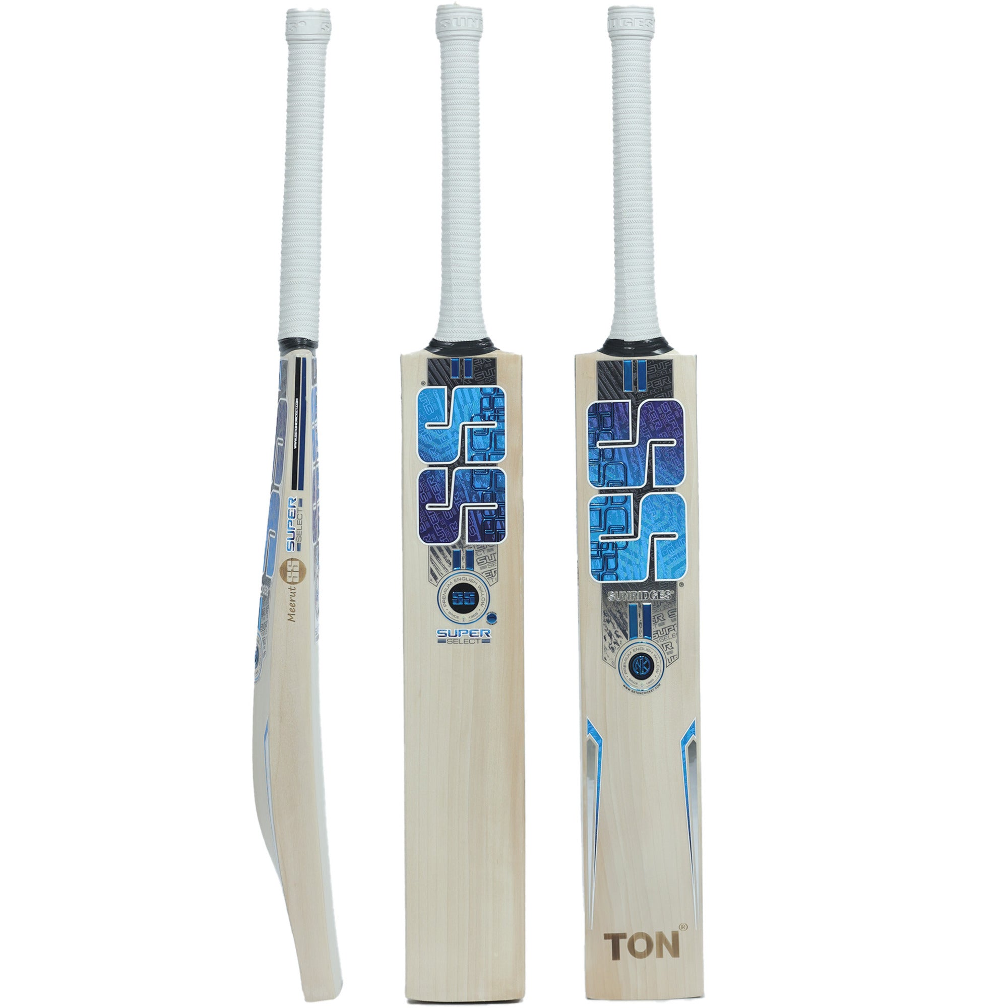 SS Super Select Player Grade English Willow Cricket Bat '25 - Short Handle