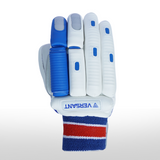 VERSANT Goat Batting Gloves White/Blue - Adult