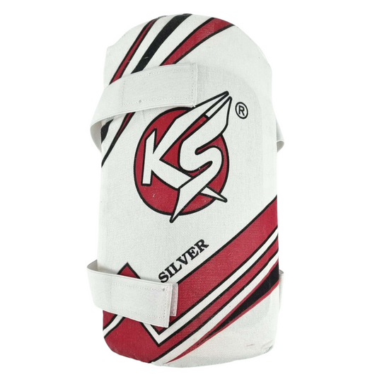 KS Silver Thigh Guard - Junior Range - Highmark Cricket