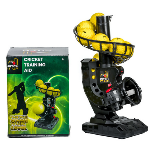 PITCH IT UP Cricket Training Aid - Bowling Machine for Juniors - Highmark Cricket