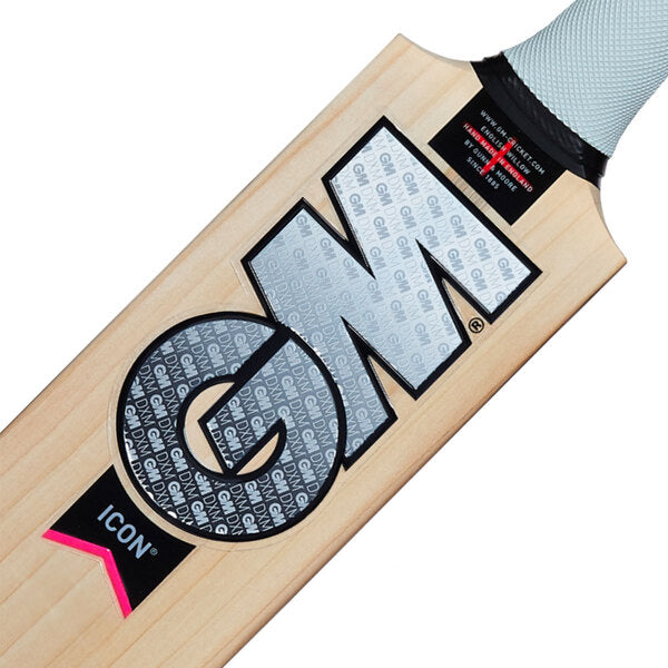 GUNN & MOORE GM ICON DXM Original Grade 1 EW Cricket Bat - Senior Size - Highmark Cricket