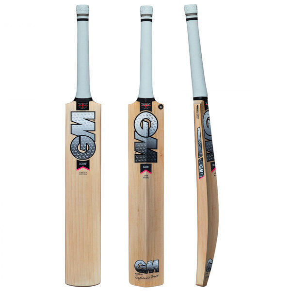 GUNN & MOORE GM ICON DXM 808 Grade 2 EW Cricket Bat - Senior Size - Highmark Cricket