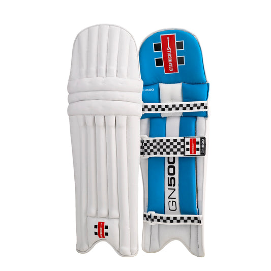 GRAY-NICOLLS GN 500 Ambidextrous Batting Leg Guards - Junior Range - Highmark Cricket