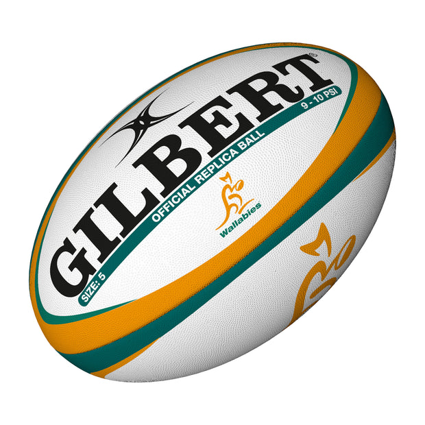 GILBERT Wallabies Replica Rugby Union Ball - Size 5