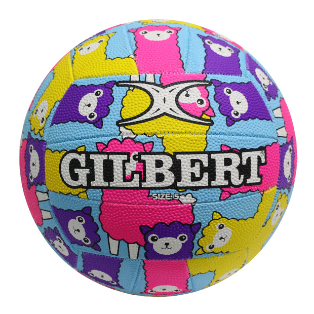 GILBERT Glam Llamas Netball [Size 5]