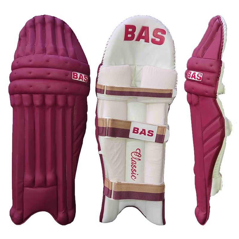 BAS VINTAGE CLASSIC Coloured Batting Leg Guards [Adult Size] - Highmark Cricket