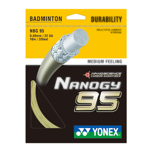 YONEX Nanogy 95 Badminton Racquet String NBG95 10m - Highmark Cricket