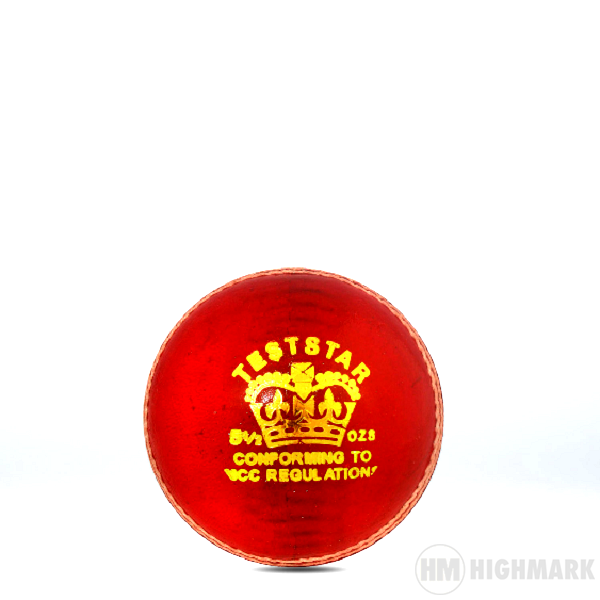 CA Test Star 4PC Leather Cricket Ball [EOL] - Highmark Cricket