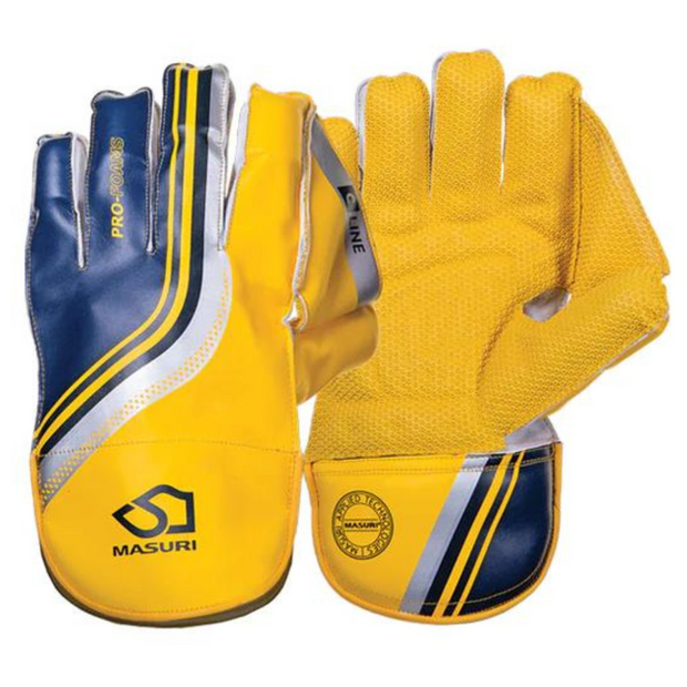 MASURI C LINE Wicket Keeping Gloves [Small Junior - Adult Sizes] - Highmark Cricket