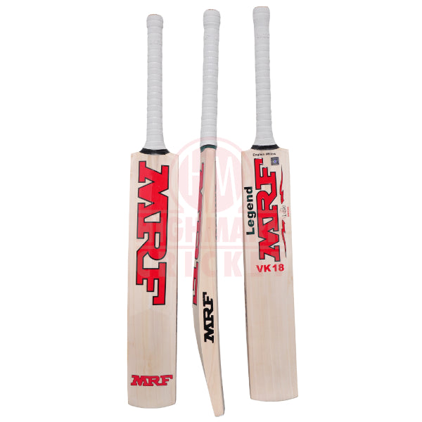 MRF VK18 LEGEND Grade 3 English Willow Cricket Bat [Sizes 5 - Harrow] - Highmark Cricket