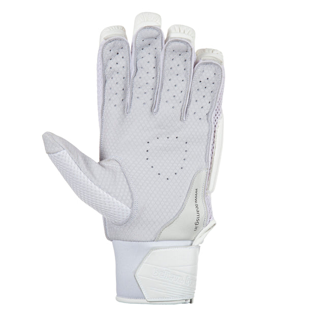 SG HILITE WHITE Batting Gloves - Adult Size - Highmark Cricket