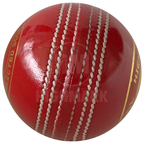 Highmark Torpedo 4PC Leather Cricket Ball - Highmark Cricket