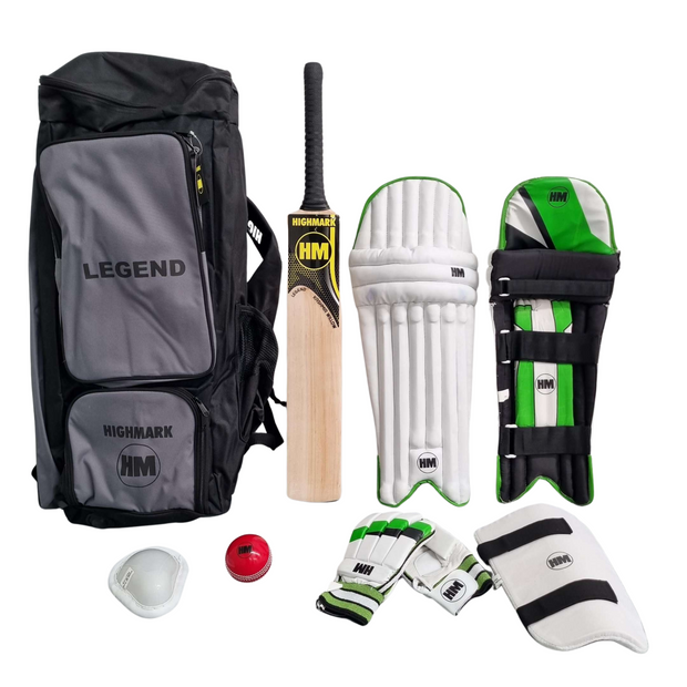 HM LEGEND Junior Cricket Set with Duffle Bag - Highmark Cricket