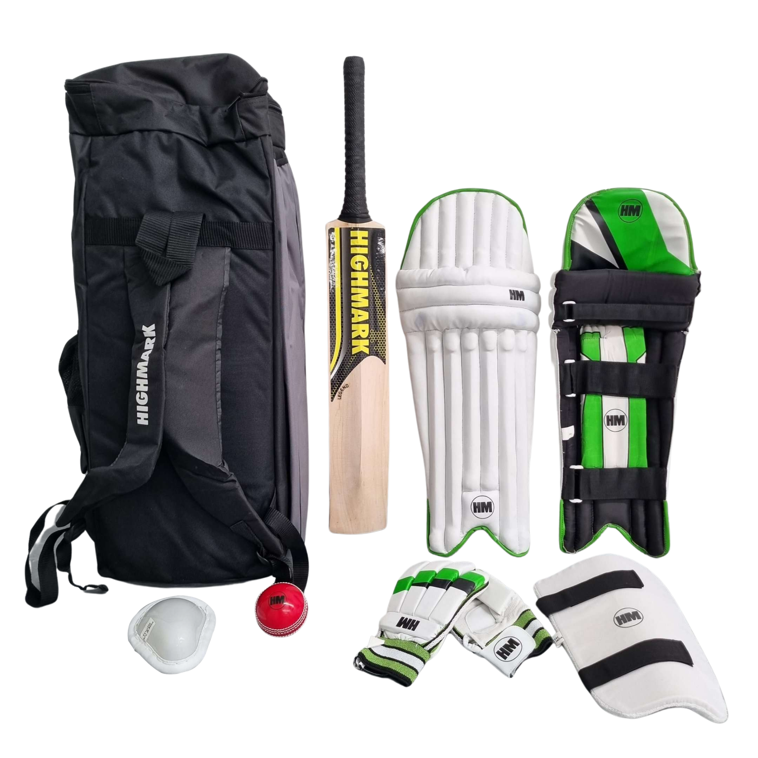 HM LEGEND Junior Cricket Set with Duffle Bag - Highmark Cricket