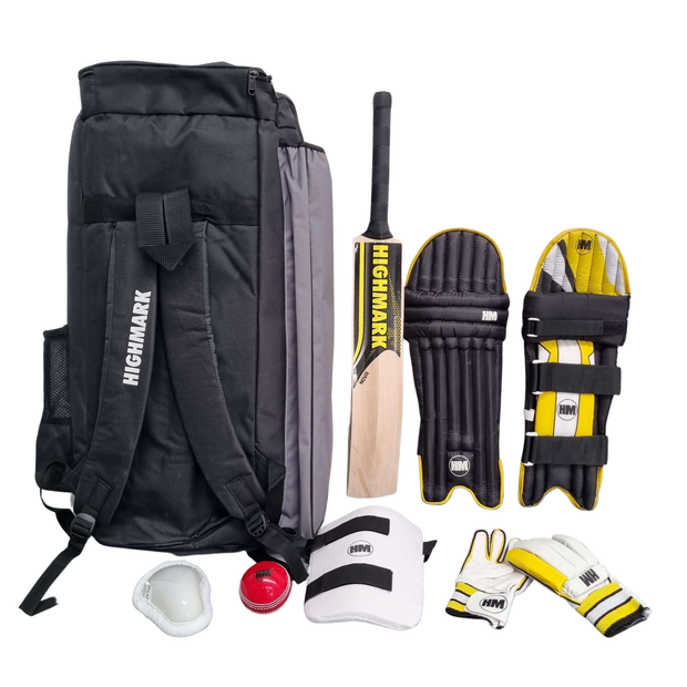 HM NOVA Junior Cricket Set with Duffle Bag - Highmark Cricket