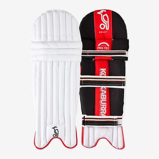 KOOKABURRA BEAST Pro 4.0 Batting Leg Guards - Junior Size - Highmark Cricket