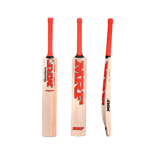 MRF GENIUS Grand Edition 1.0 Grade 1 English Willow Cricket Bat - Short Handle - Highmark Cricket