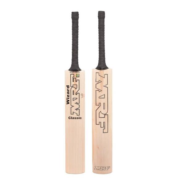 MRF WIZARD Classic Grade 3 English Willow Cricket Bat - Short Handle - Highmark Cricket
