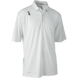 KOOKABURRA KB Pro Active Short Sleeve Shirt White - Senior [SIZE S - 3XL] - Highmark Cricket