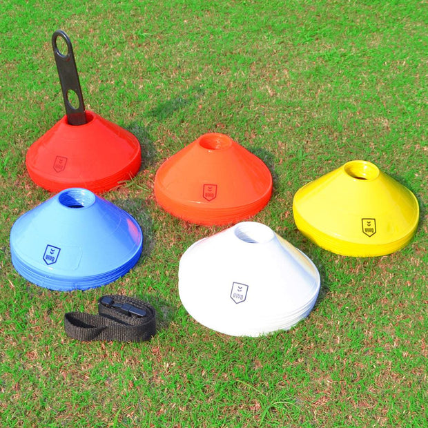 VIVO Marker Cones with a Carry Holder (Pack of 50) - Highmark Cricket