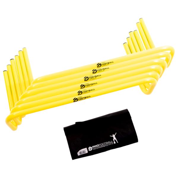 PFG Self Balancing Hurdles (Set of 6) with a Carry Strap - Highmark Cricket