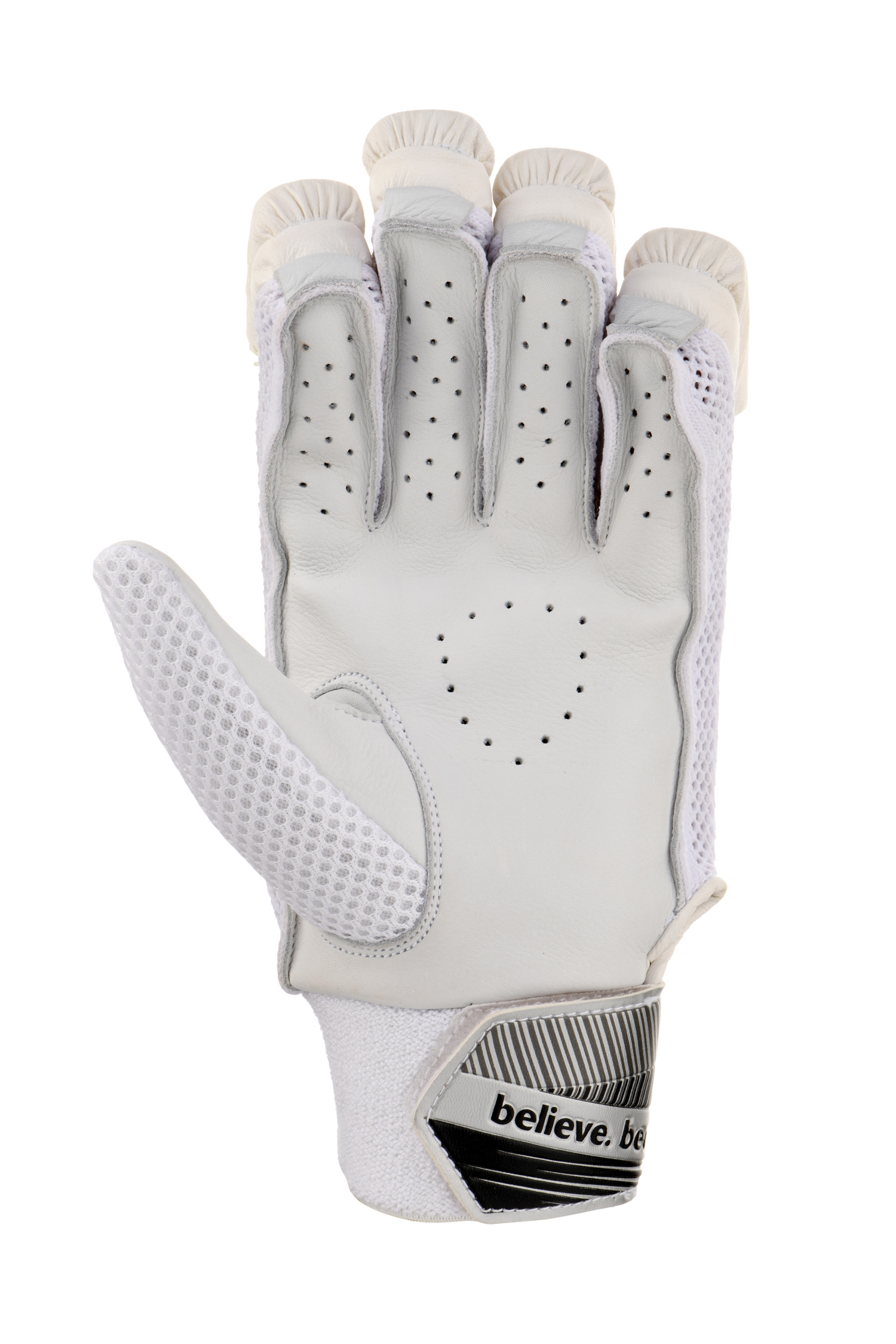 SG Litevate White Batting Gloves - Youth - Highmark Cricket