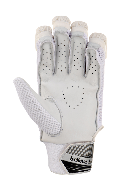 SG Litevate White Batting Gloves - Youth - Highmark Cricket