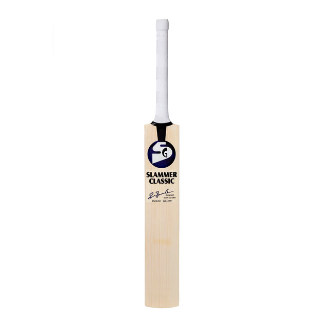 SG SLAMMER Classic Grade 5 English Willow Cricket Bat - Short Handle - Highmark Cricket