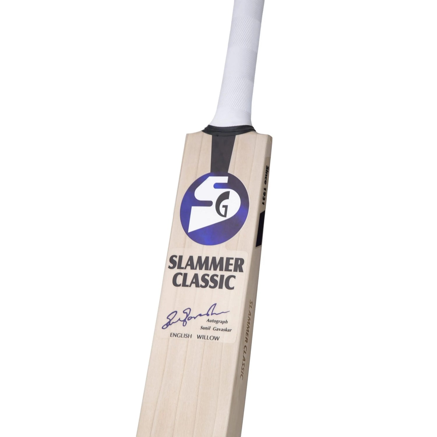 SG SLAMMER Classic Grade 5 English Willow Cricket Bat - Short Handle - Highmark Cricket