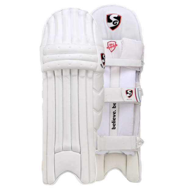 SG Test White Batting Leg Guards - Highmark Cricket