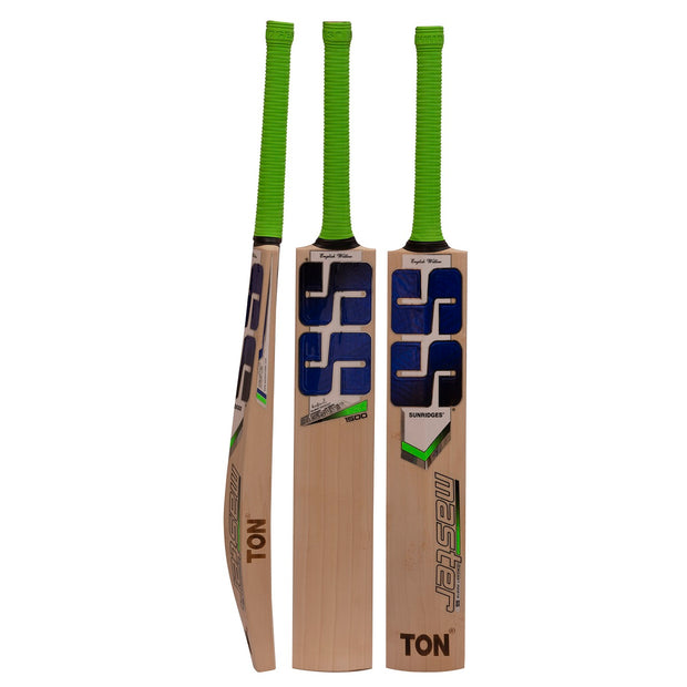 SS MASTER 1500 Grade 4 English Willow Cricket Bat - Short Handle - Highmark Cricket