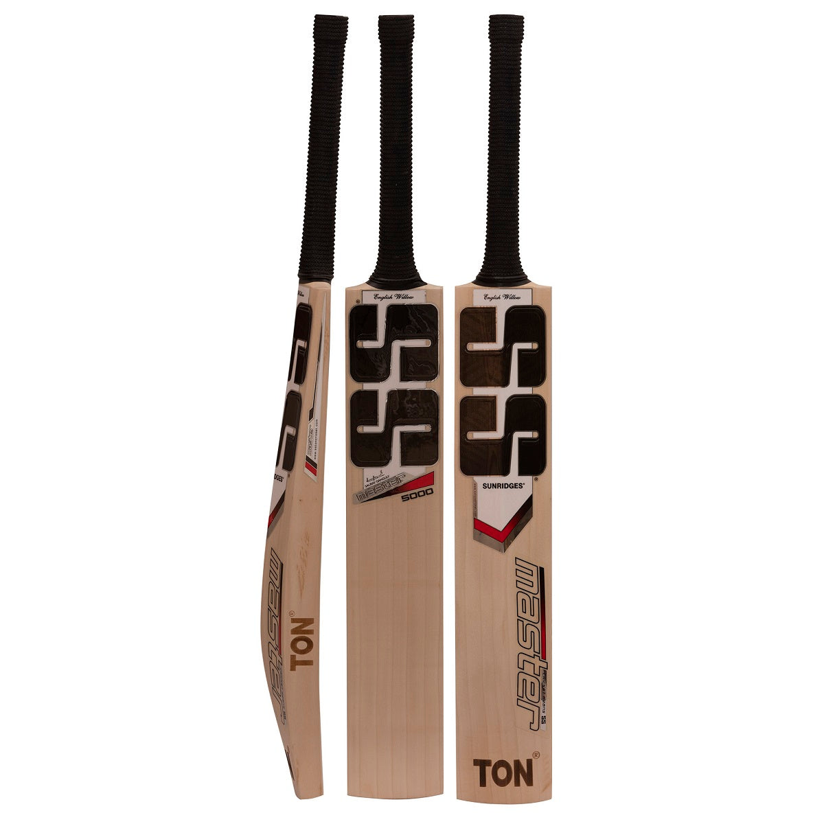 SS MASTER 5000 Grade 3 English Willow Cricket Bat - Short Handle - Highmark Cricket