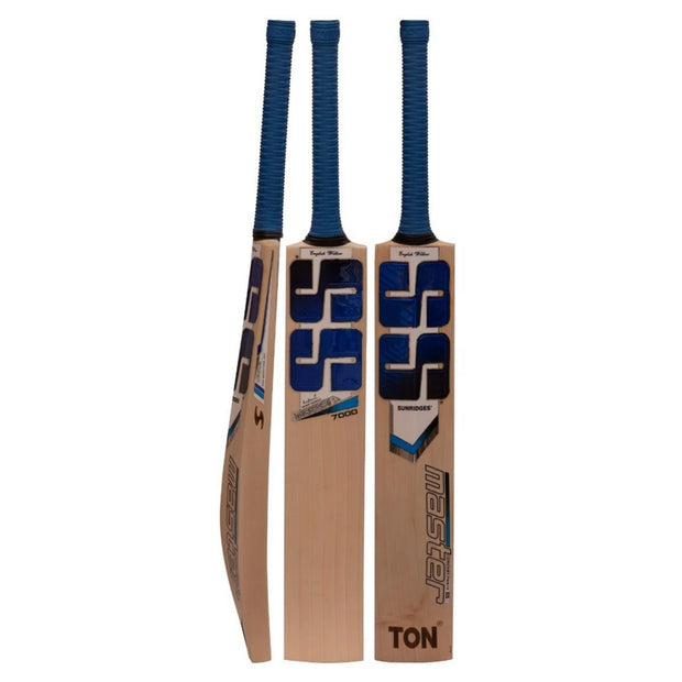 SS MASTER 7000 Grade 2 English Willow Cricket Bat - Short Handle - Highmark Cricket