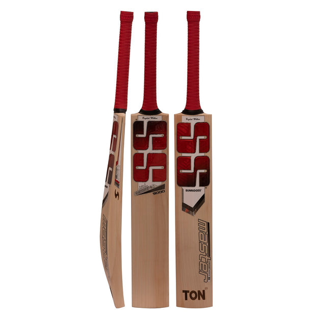 SS Master 9000 Grade 1 English Willow Cricket Bat - Short Handle - Highmark Cricket