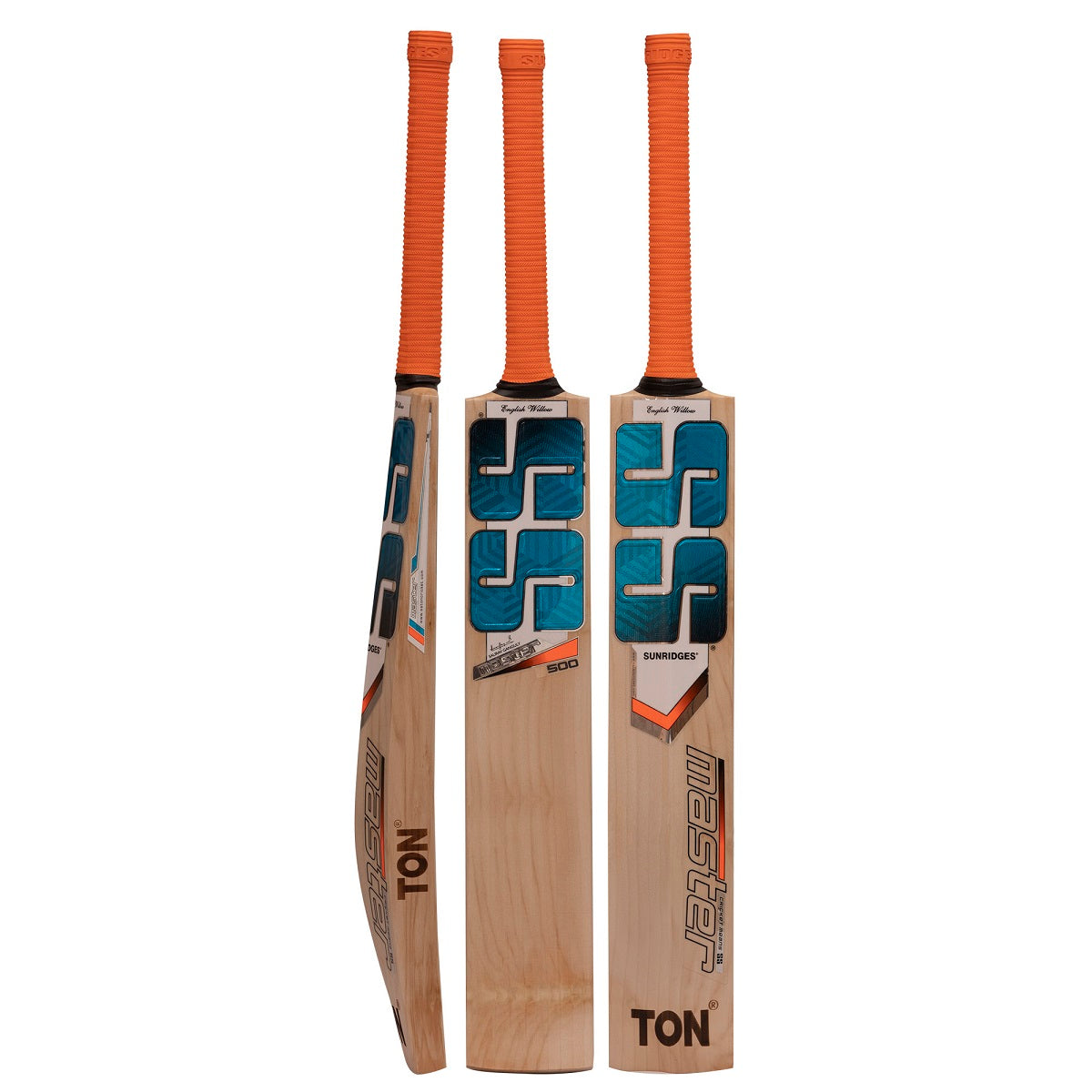 SS MASTER 500 Grade 5 English Willow Cricket Bat - Short Handle - Highmark Cricket