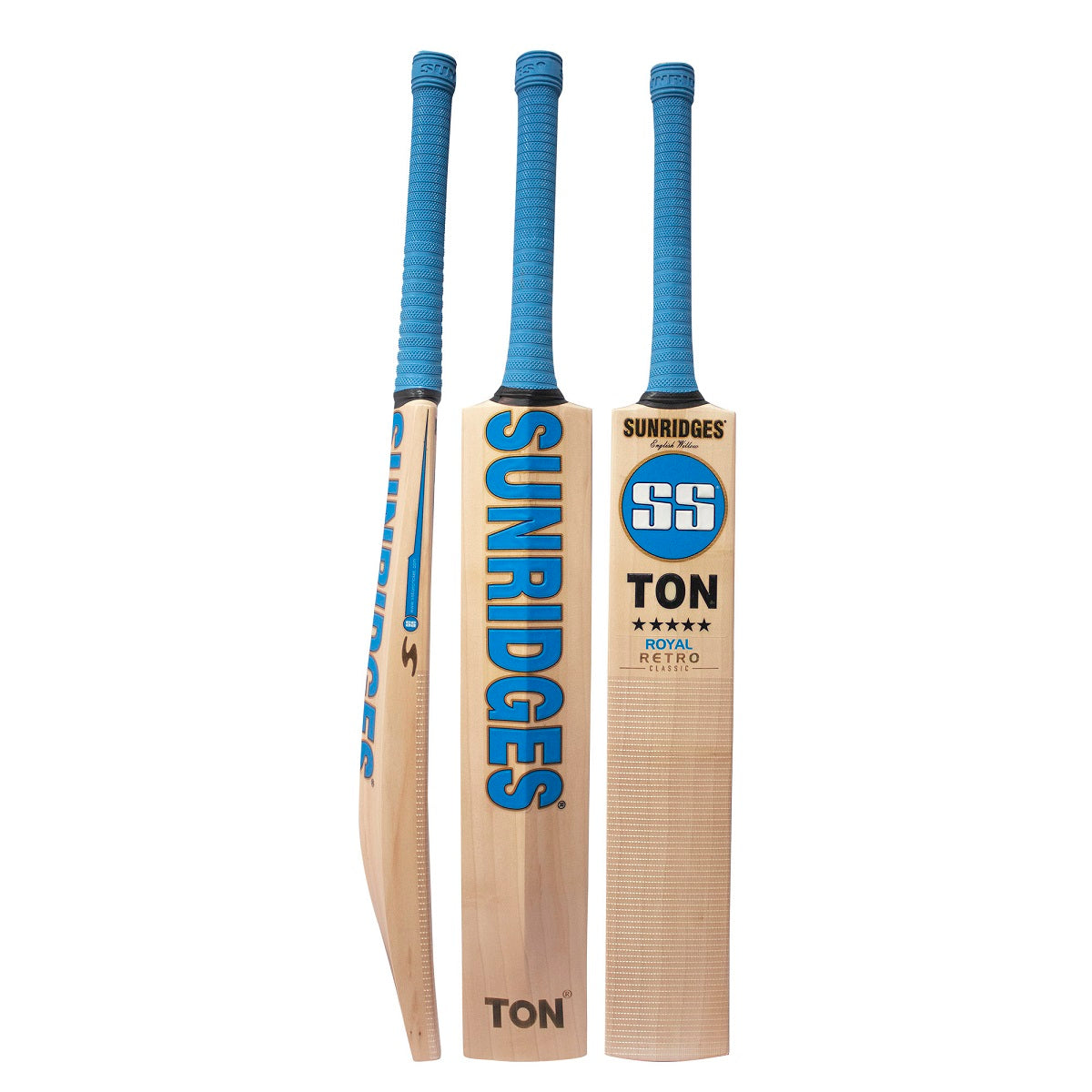 SS TON Royal Retro Classic Grade 6 EW Cricket Bat - Highmark Cricket