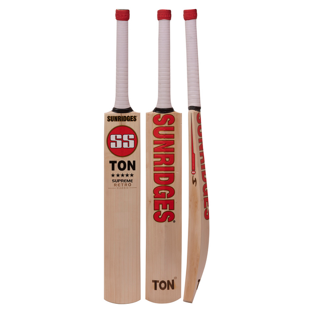 SS TON Supreme Retro Classic Grade 1 Cricket Bat - Highmark Cricket