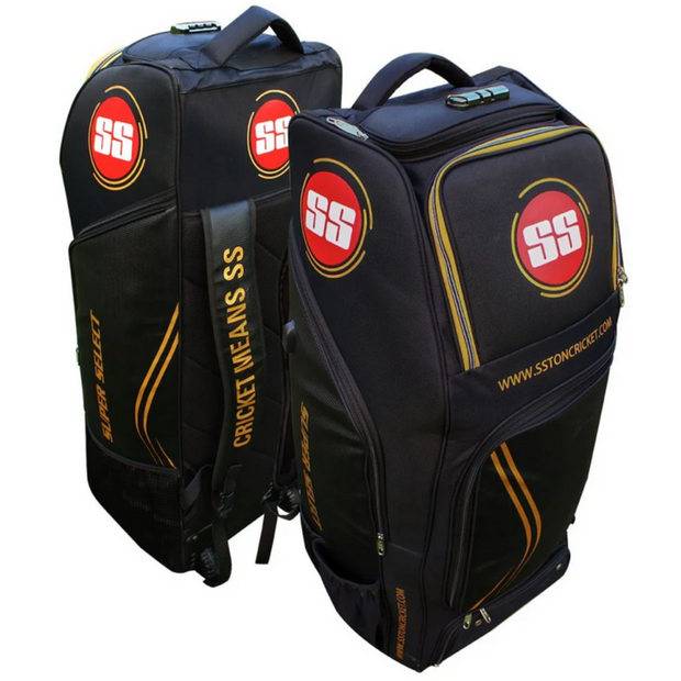 SS Super Select Wheelie Duffle Kit Bag - Highmark Cricket