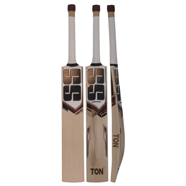 SS TON 47 Grade 3 English Willow Cricket Bat - Short Handle - Highmark Cricket