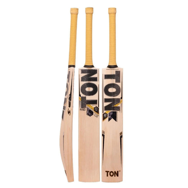 TON SILVER EDITION Grade 2 English Willow Cricket Bat - Short Handle - Highmark Cricket