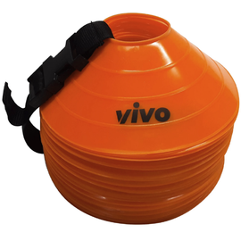 VIVO Marker Cones with Carry Strap (Pack of 25)