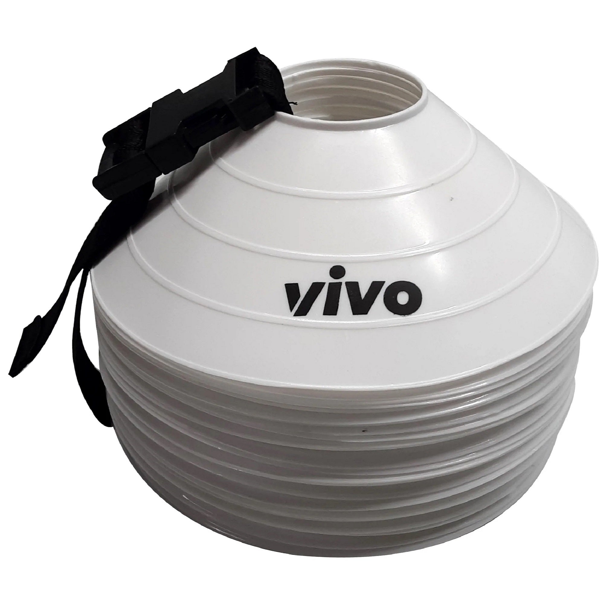 VIVO Marker Cones with Carry Strap (Pack of 25) - Highmark Cricket