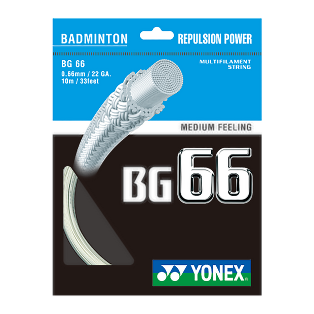 YONEX BG66 Badminton Racquet String 10m - Highmark Cricket